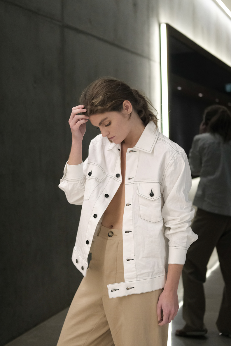 adnym nay jacket almost white