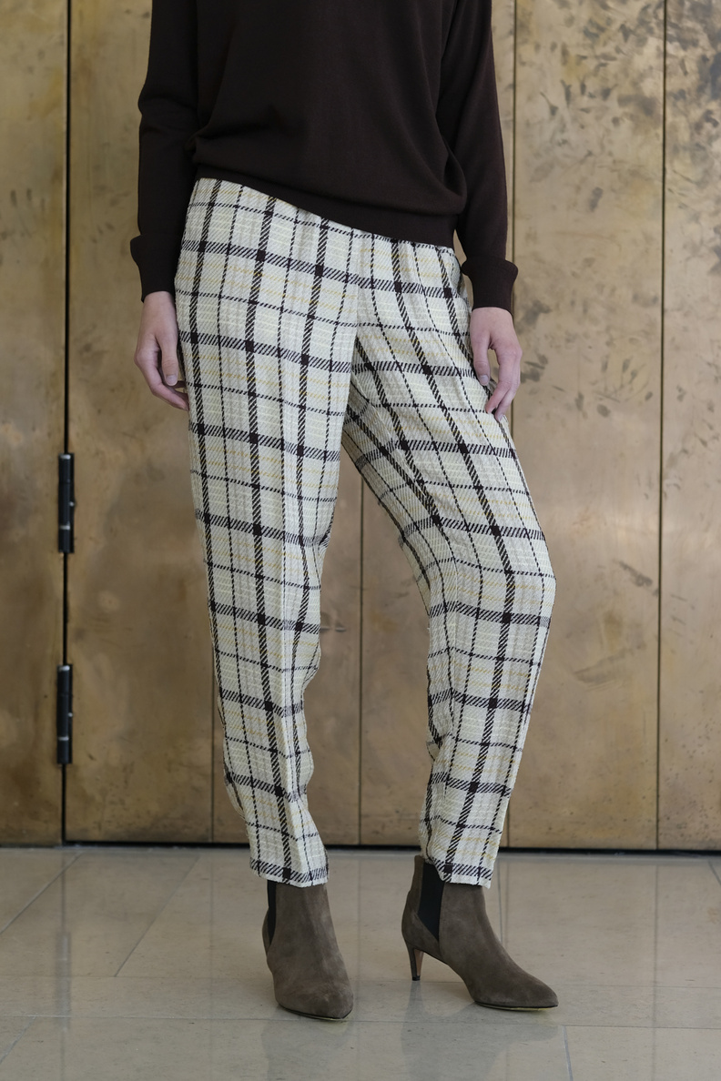 pomandere pants 7157 check