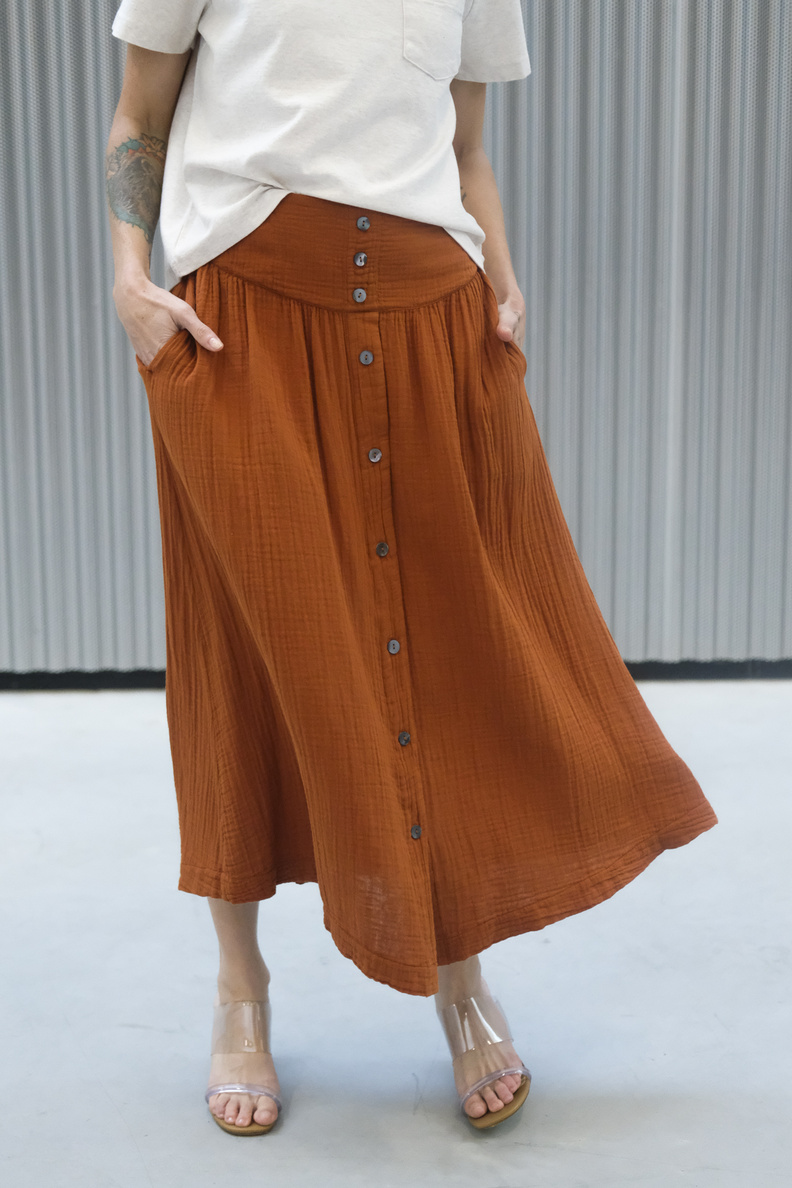 xirena ryan skirt earth tone