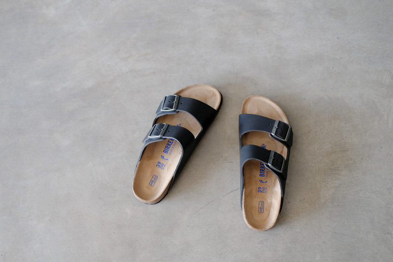 birkenstock arizona leather black 