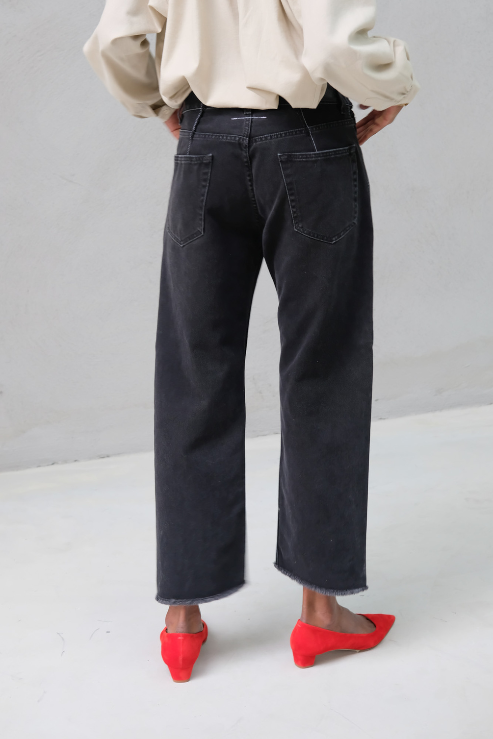 maison margiela mm6 s52la0137 pants 5 pocket denim