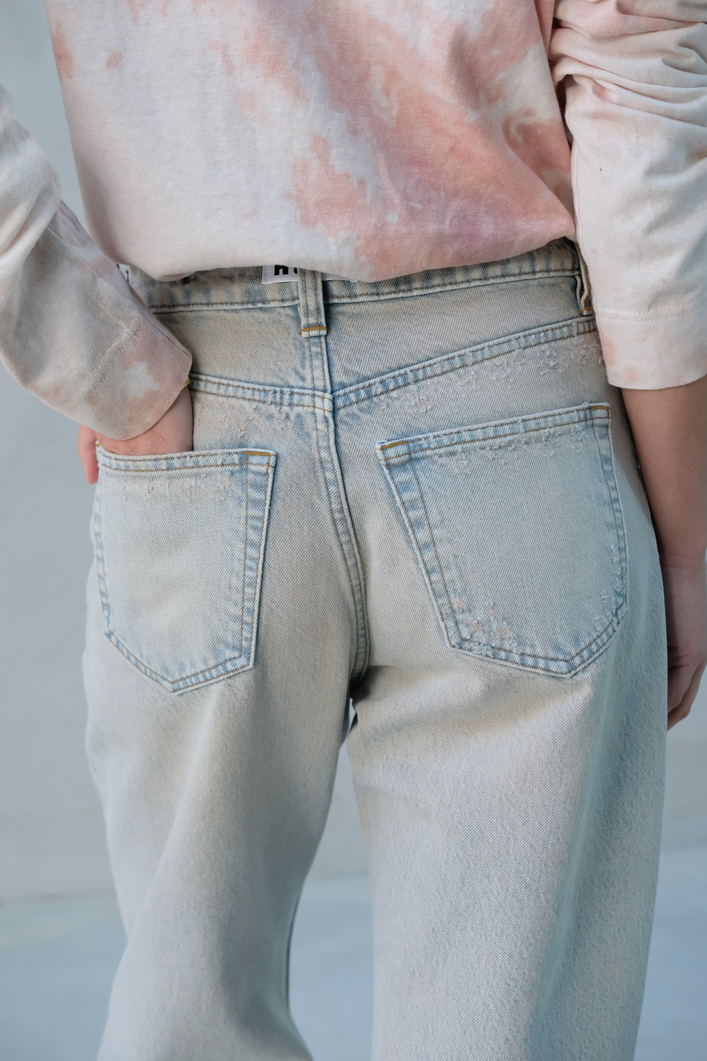 hope land jeans bio tint pink