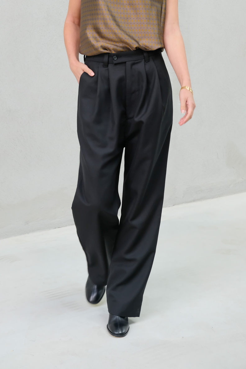 adnym grand trouser smoke black