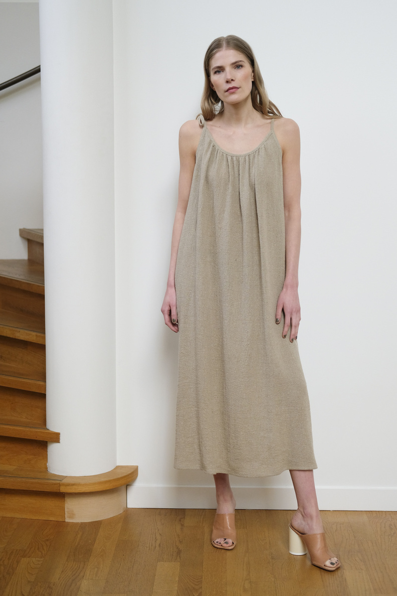 ssaar dress natural flax