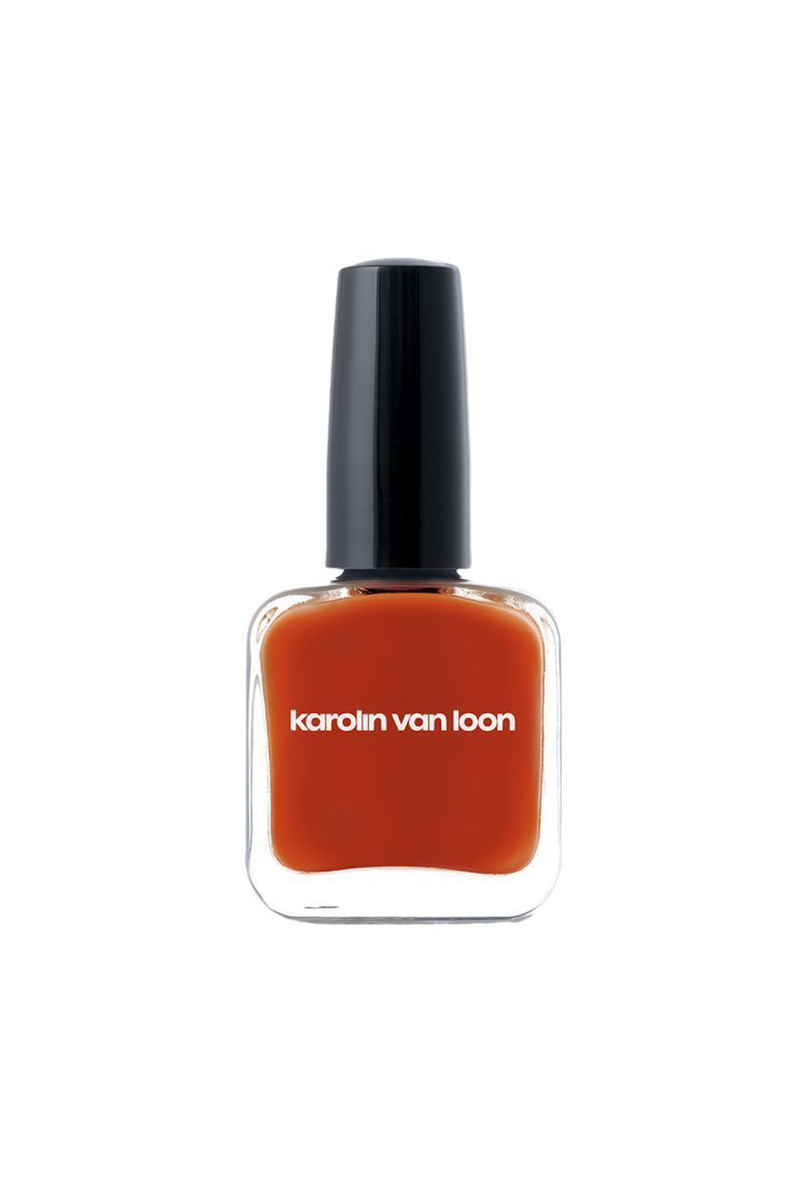 karolin van loon nail polish 21 lava orange