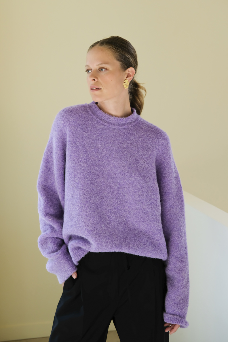 christian wijnants korti sweater violet