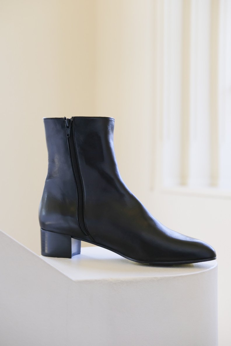 anne thomas michele boots calf black