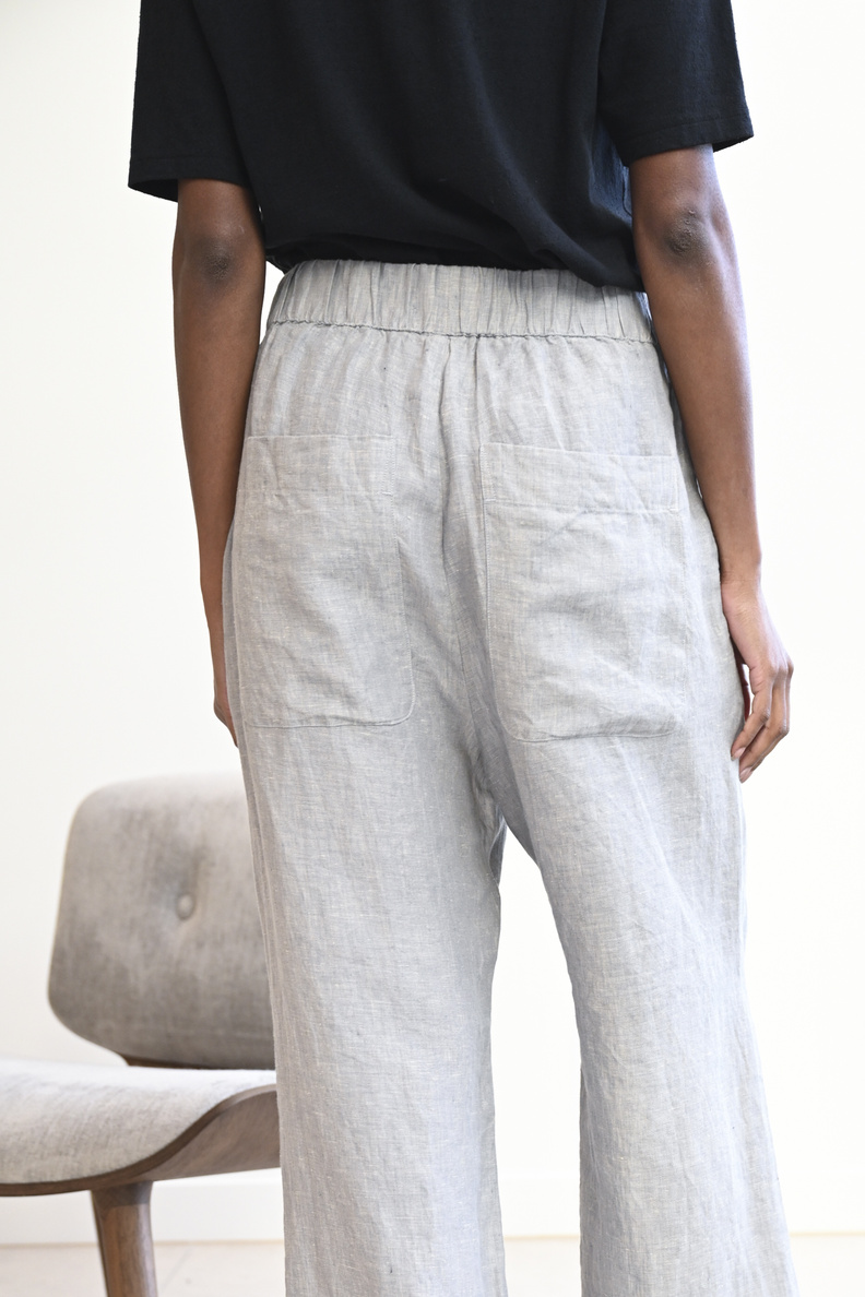 aiayu phillipa pant linen grey