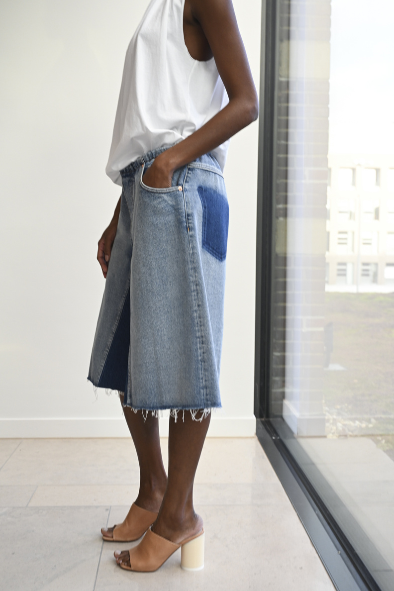 maison margiela mm6 s52mu0115 skirt denim