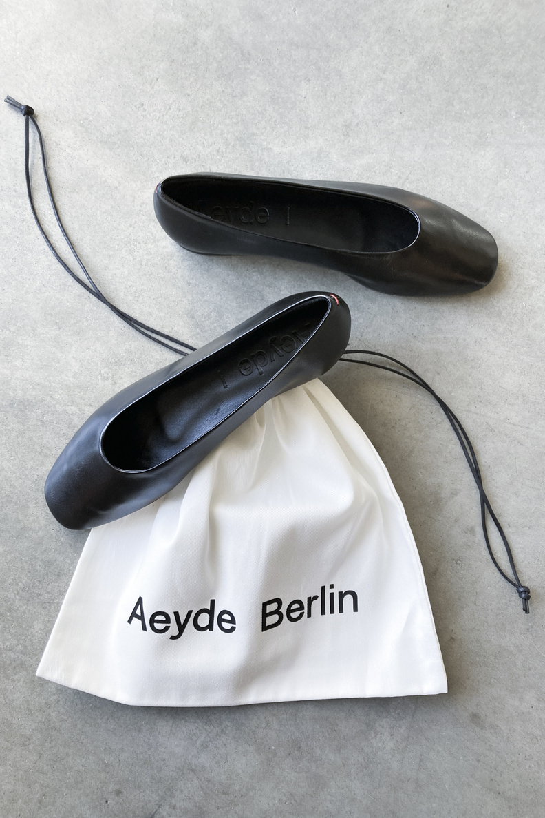 aeyde kirsten nappa leather black