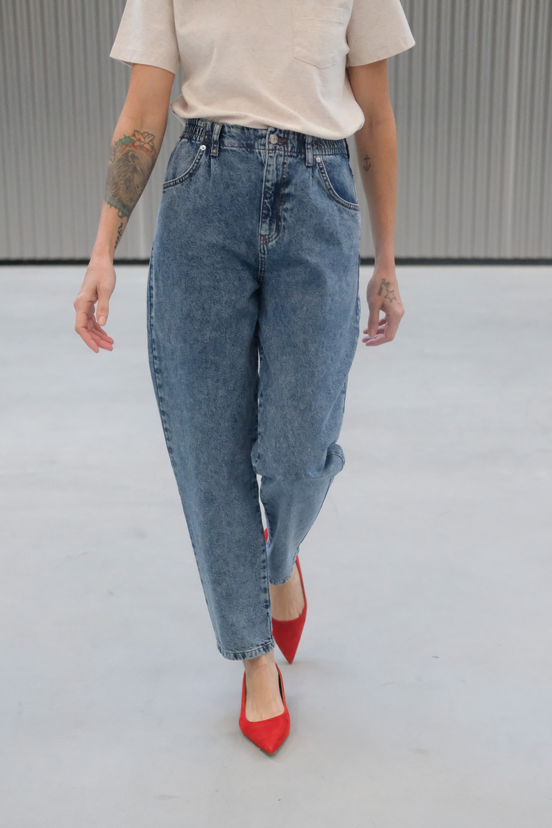 âme edgar denim pants light blue 