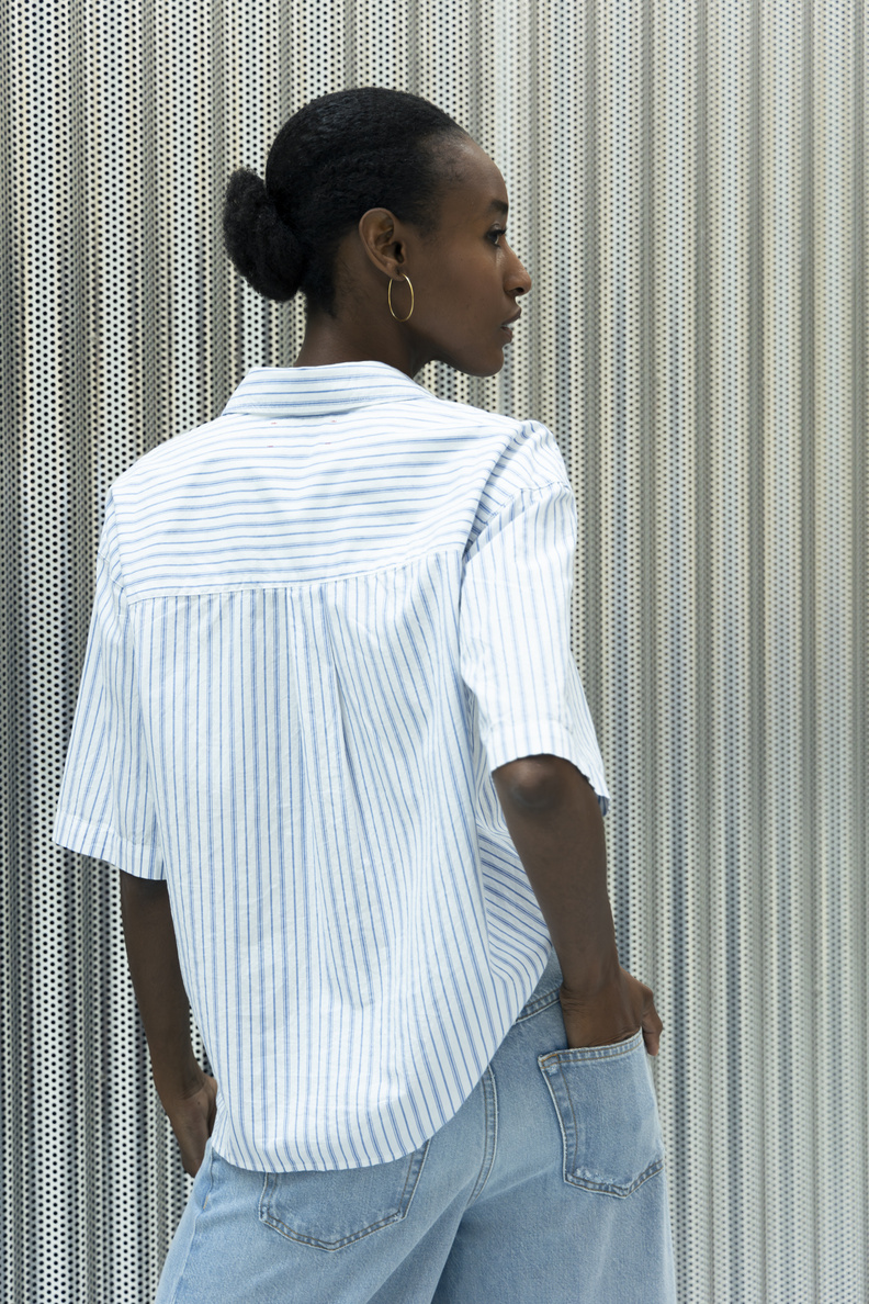 xirena gracie shirt coastal stripe