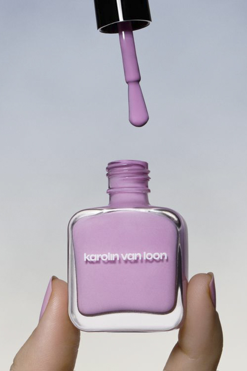 karolin van loon nail polish 43 lavande leger