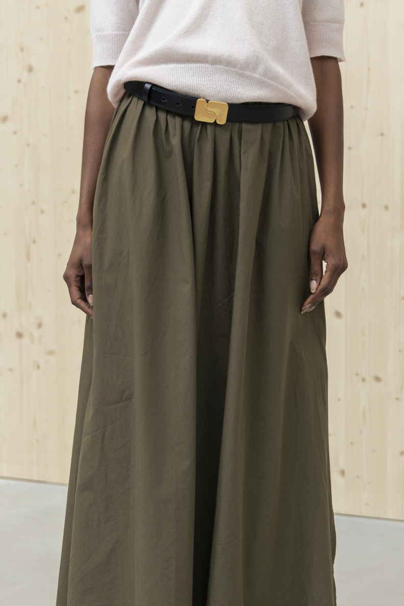 âme kilt skirt dark green