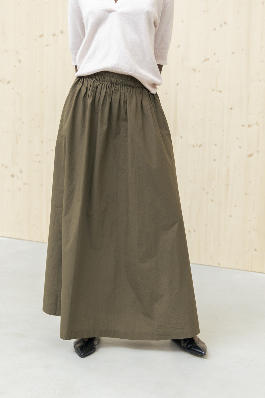 âme kilt skirt dark green