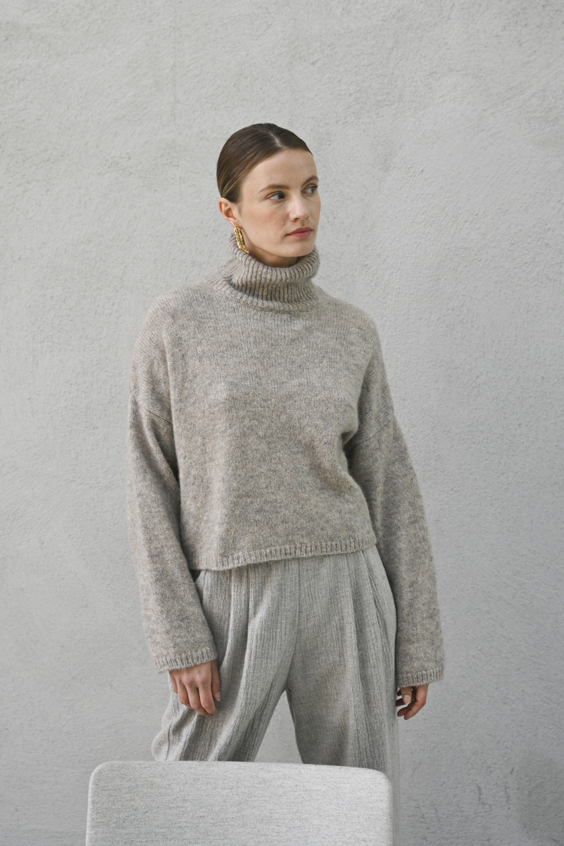 masscob pullover laurier marble