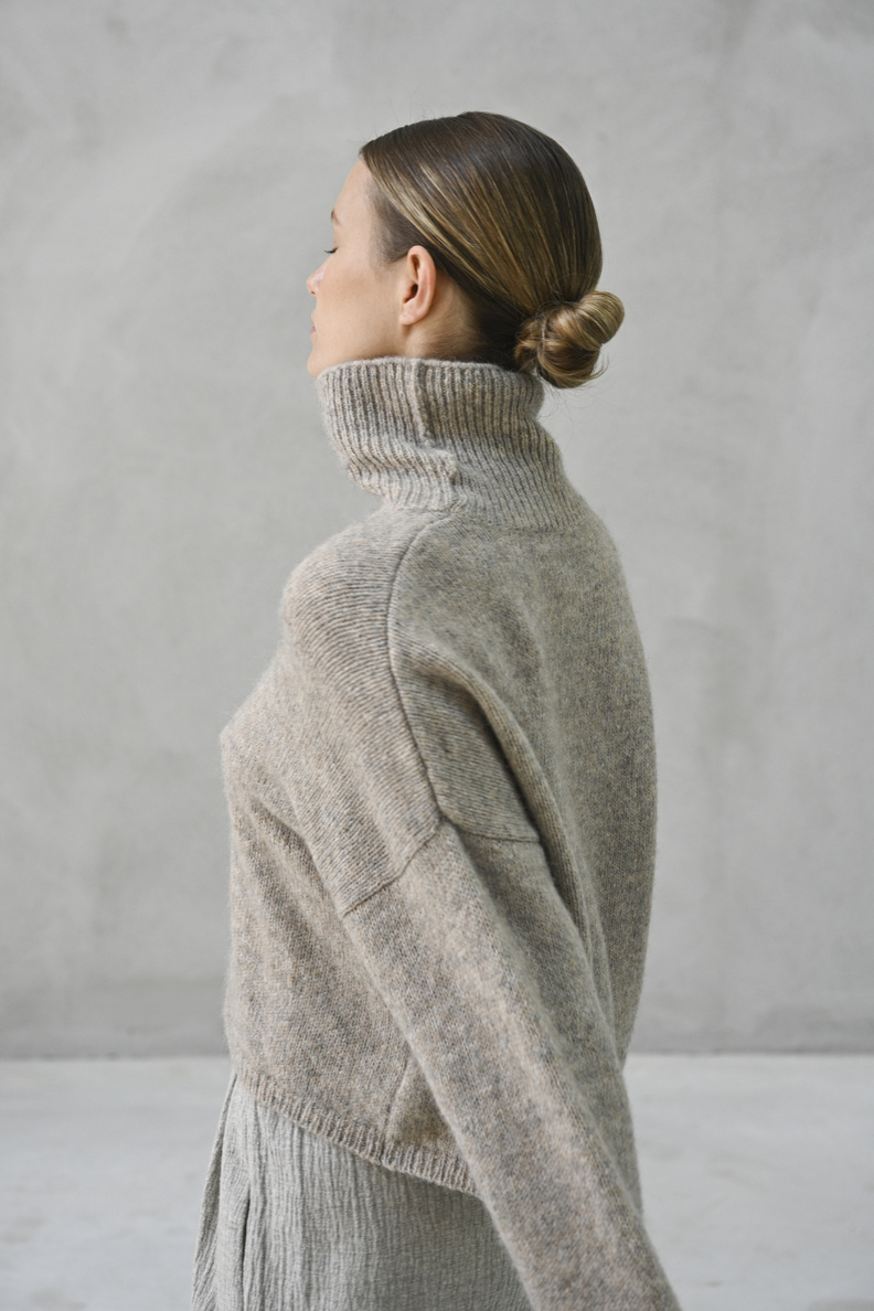 masscob pullover laurier marble