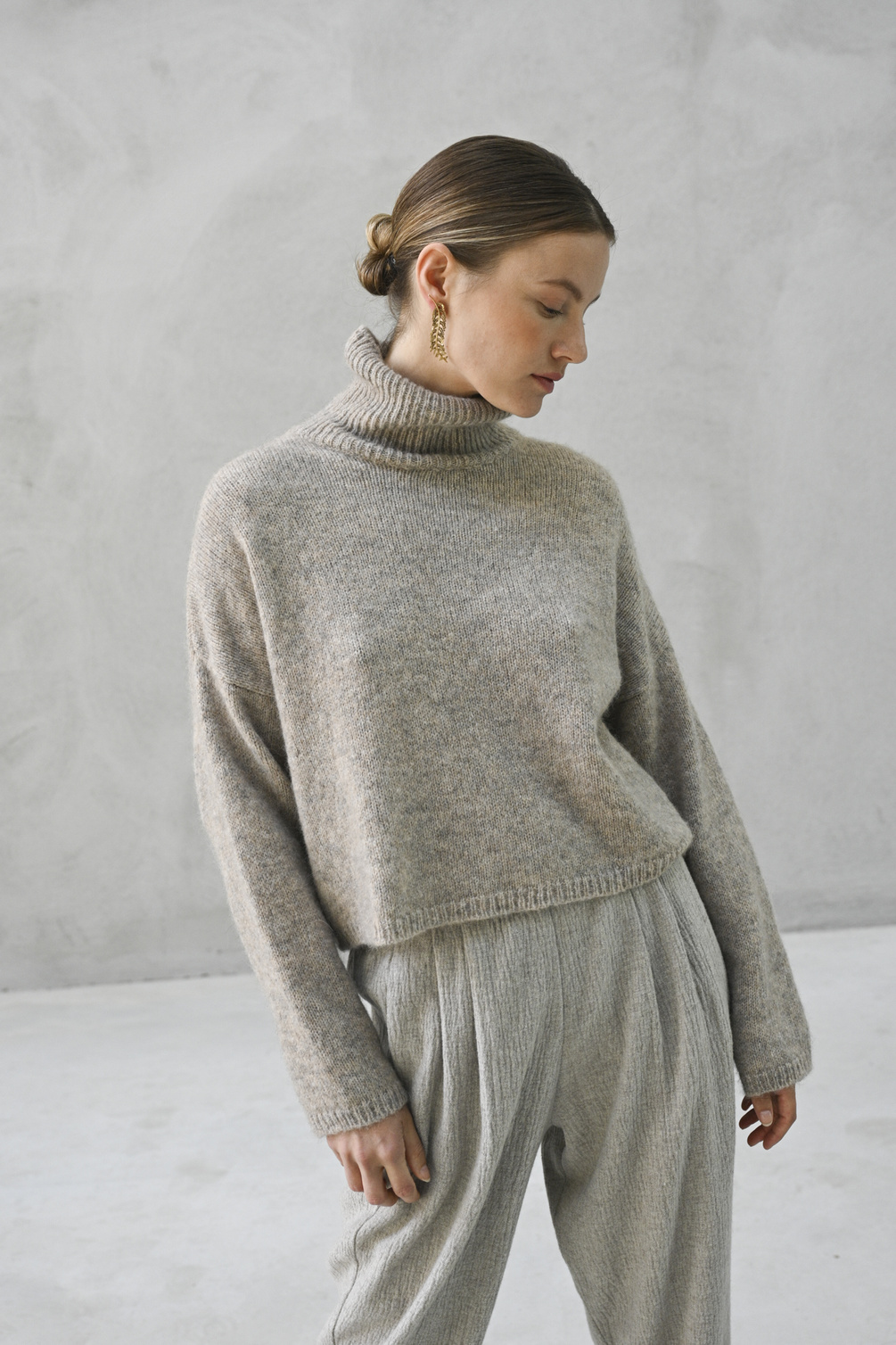 masscob pullover laurier marble