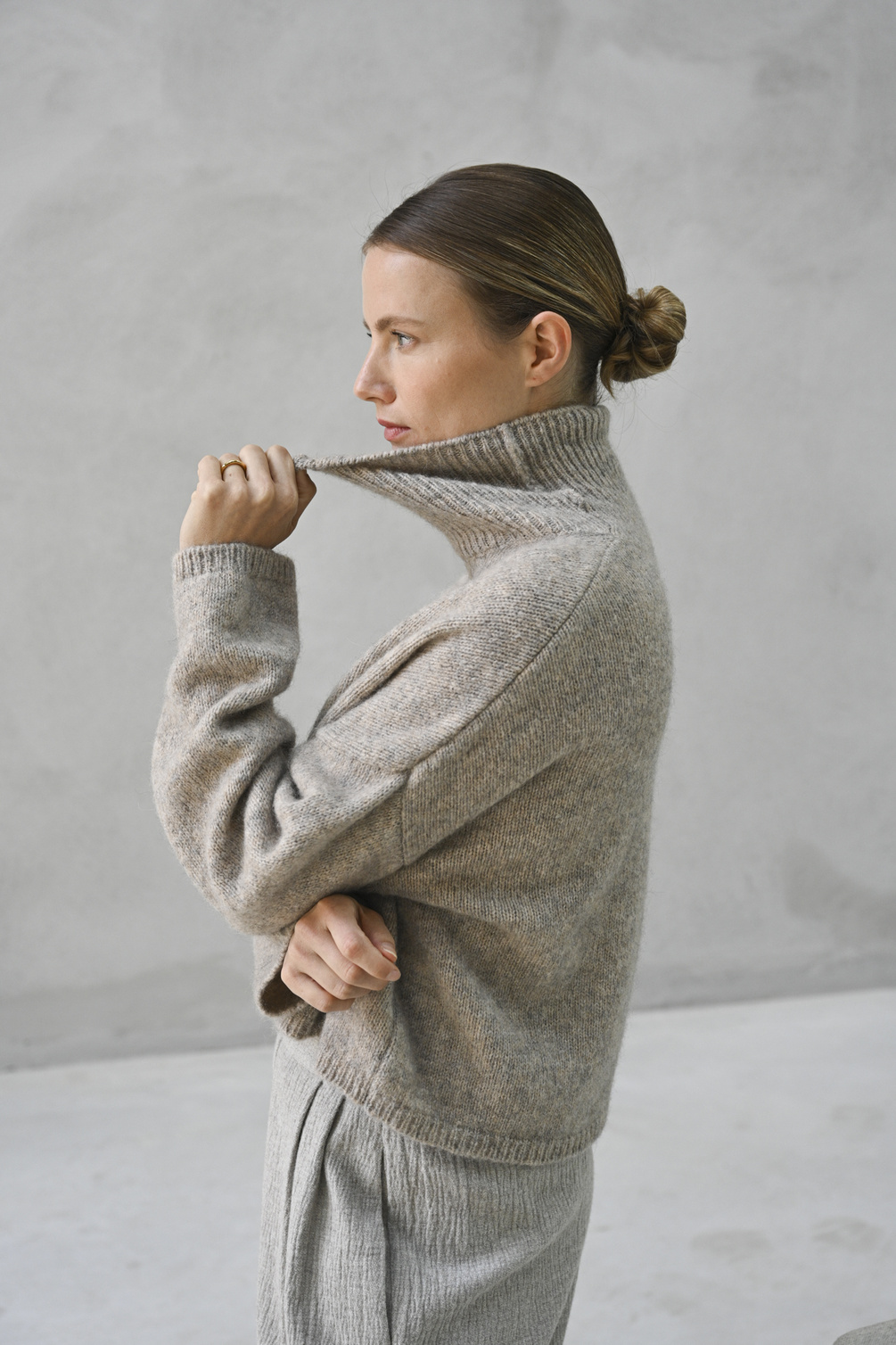 masscob pullover laurier marble