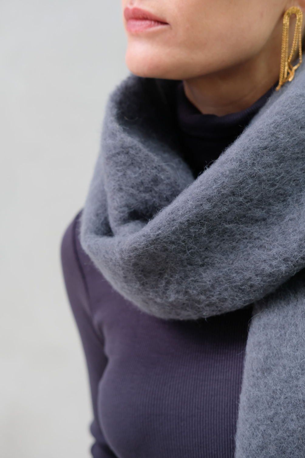 soeur soft scarf gris