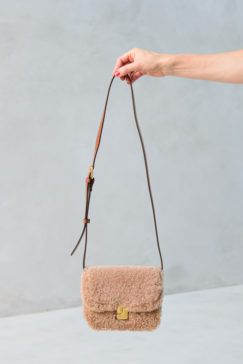 soeur bell bag sable noisette