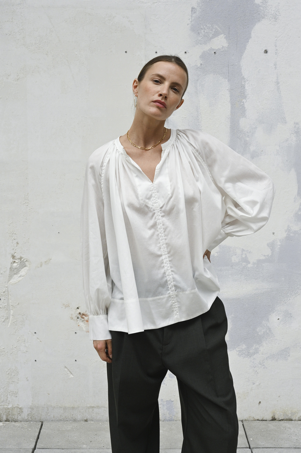 soeur sierra shirt ecru