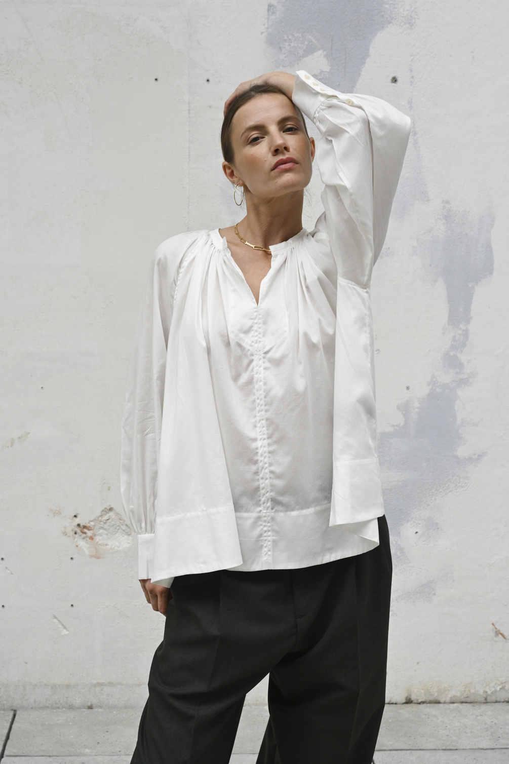 soeur sierra shirt ecru