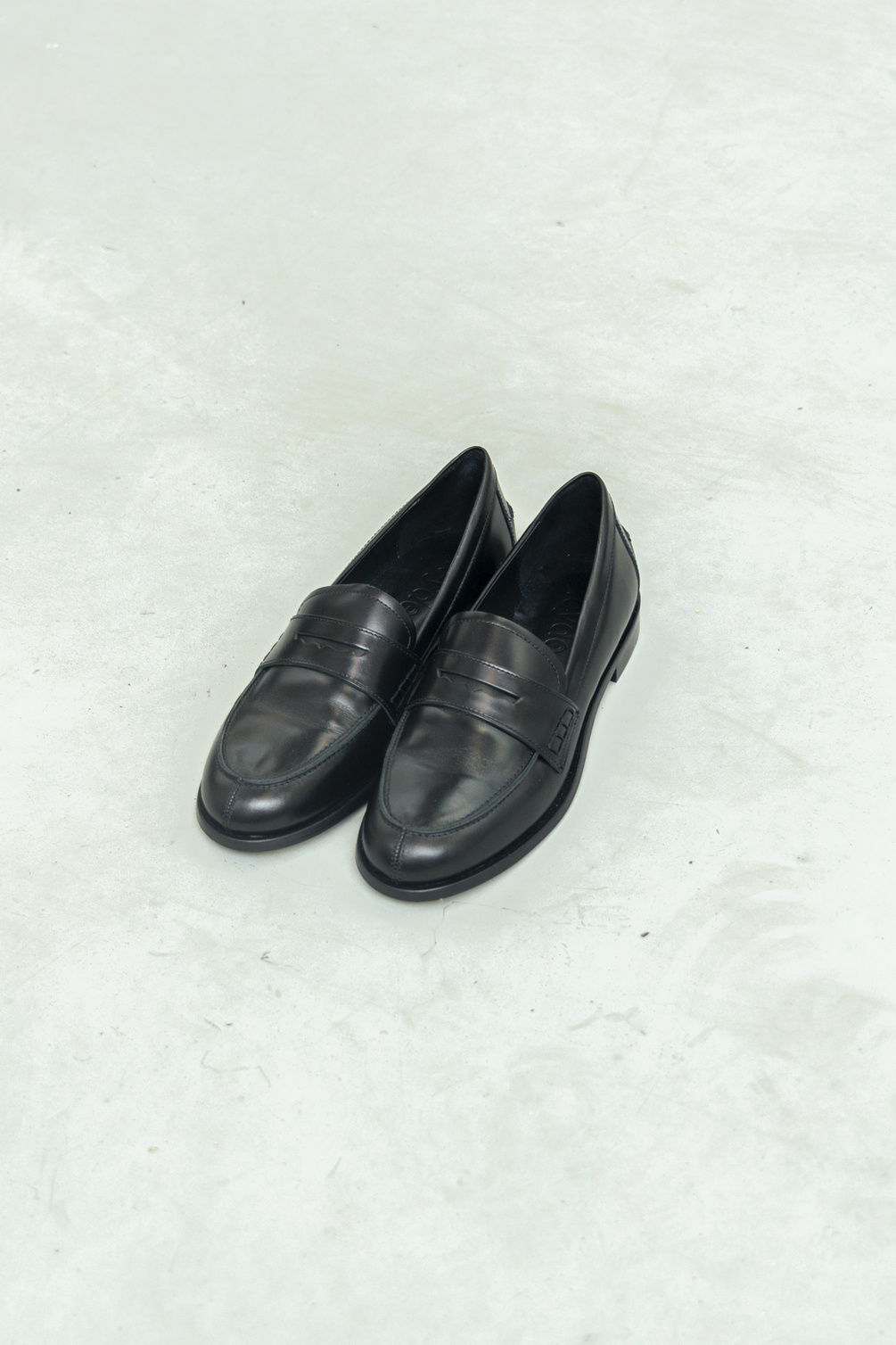 aeyde oscar nappa leather black shoes