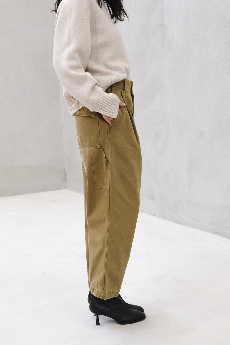 girls of dust british worker pants shitake