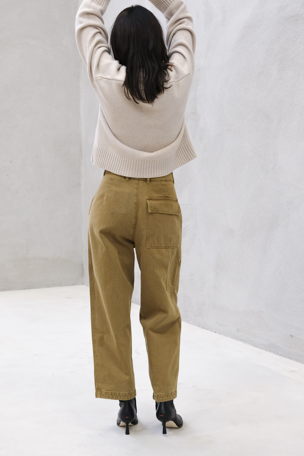 girls of dust british worker pants shitake