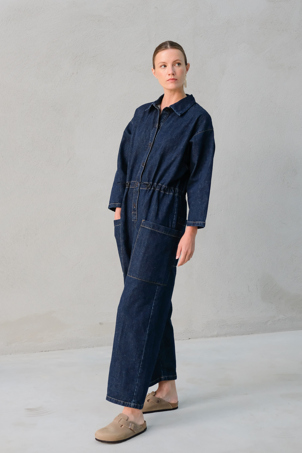 girls of dust garage suit indigo