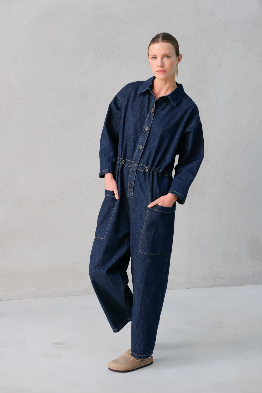 girls of dust garage suit indigo