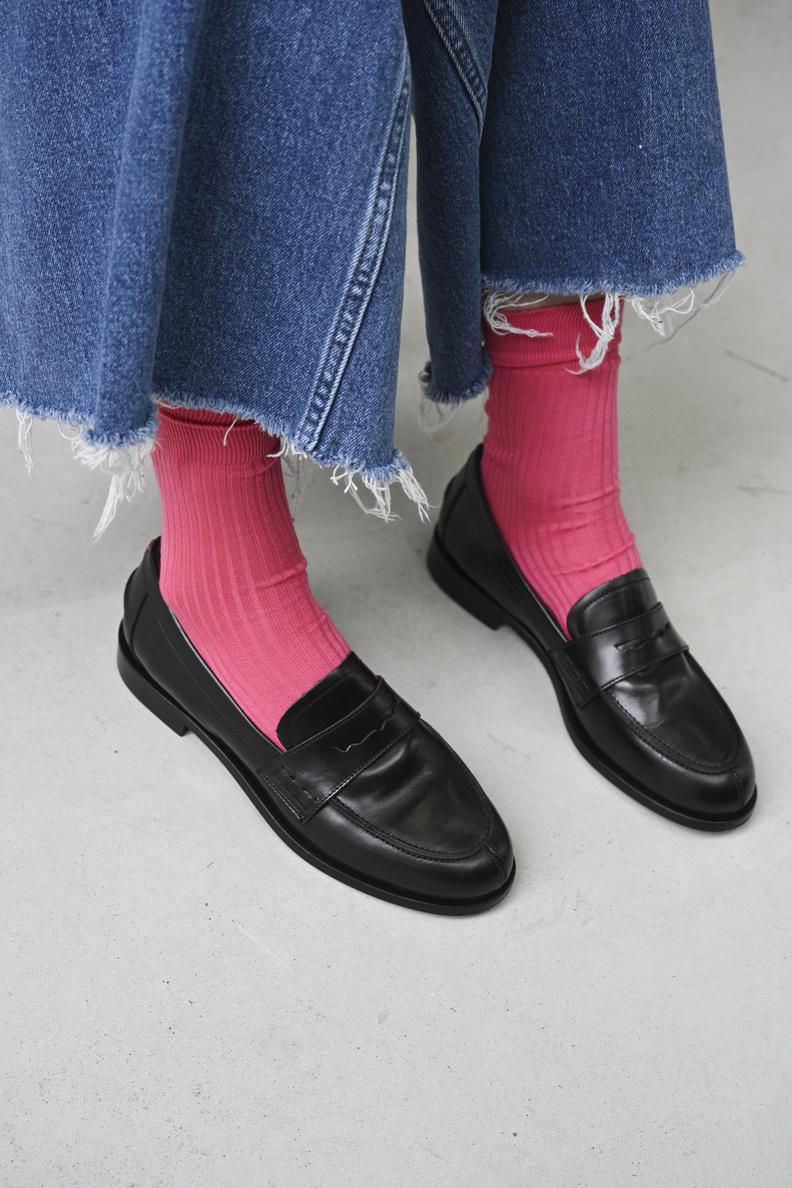 maria la rosa bio socks fuchsia