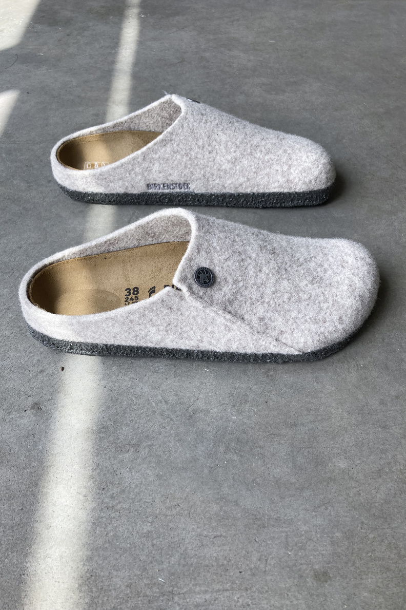 birkenstock zermatt wool eggnog