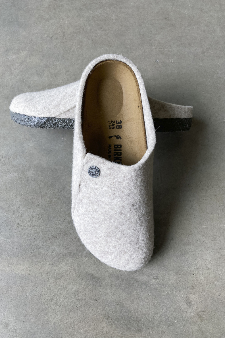 birkenstock zermatt wool eggnog