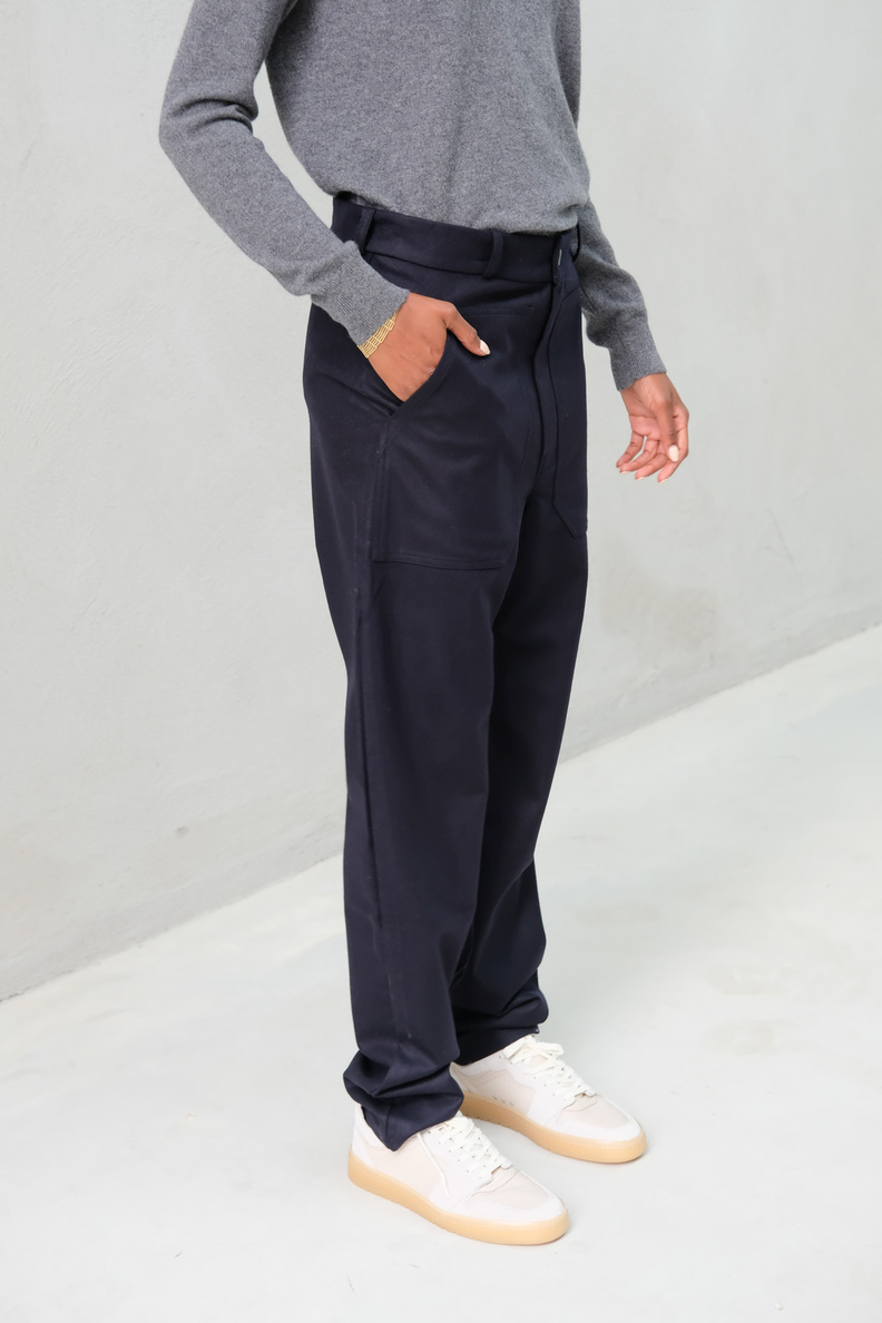 monique van heist joga pant navy wool