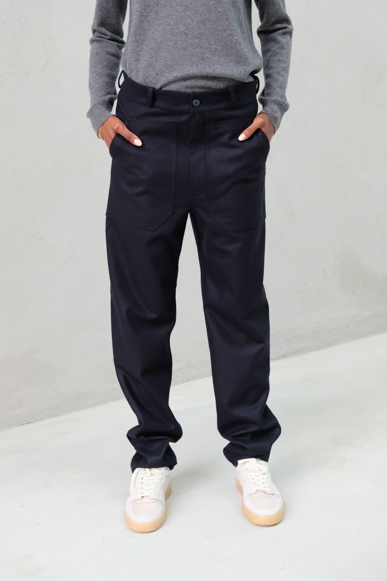 monique van heist joga pant navy wool