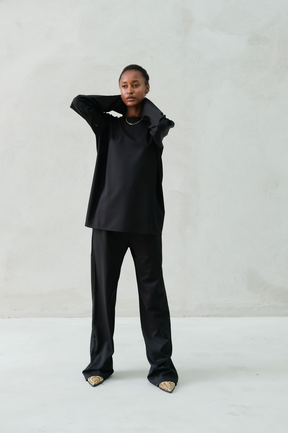 monique van heist pj flex black cool wool