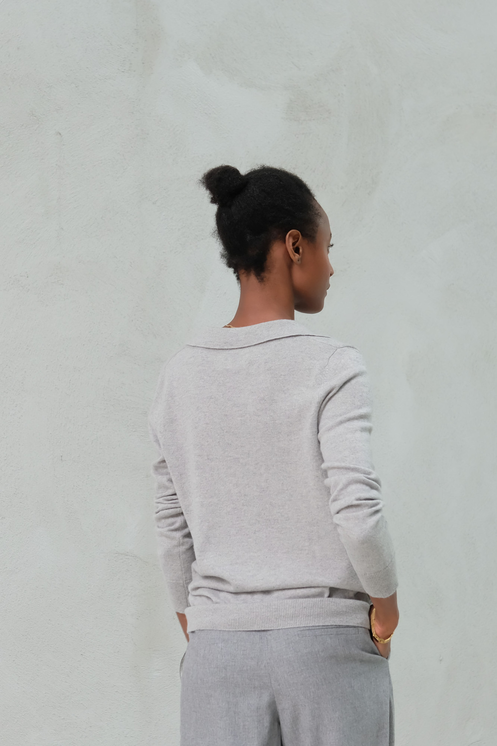 lisa yang josefine sweater dove grey