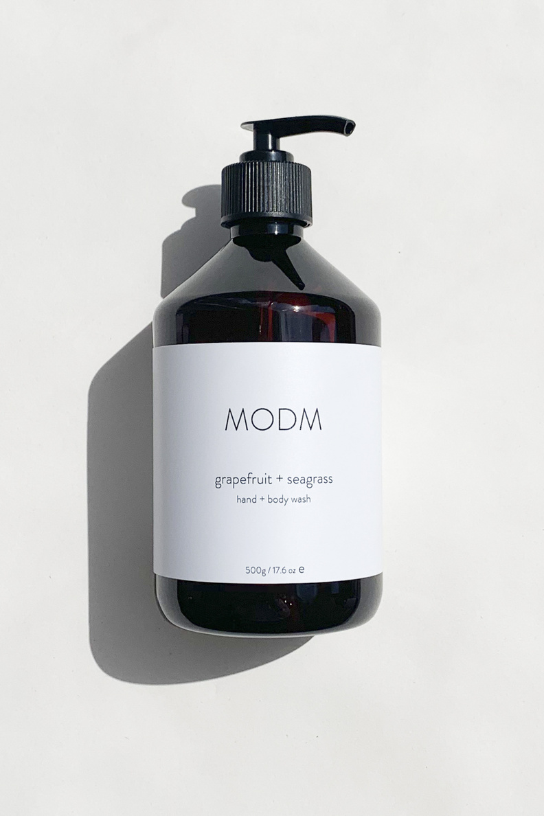 modm hand and body wash grapefruit seagrass