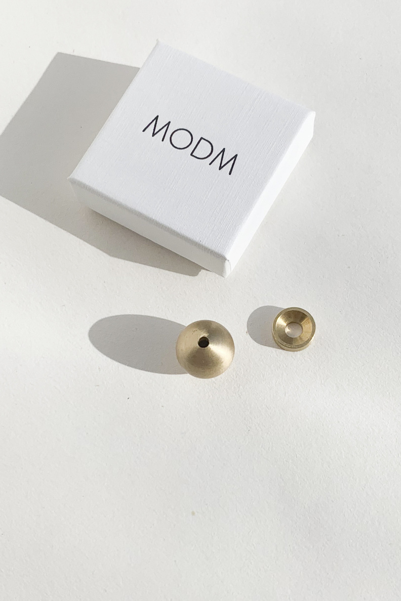 modm brass incense holder