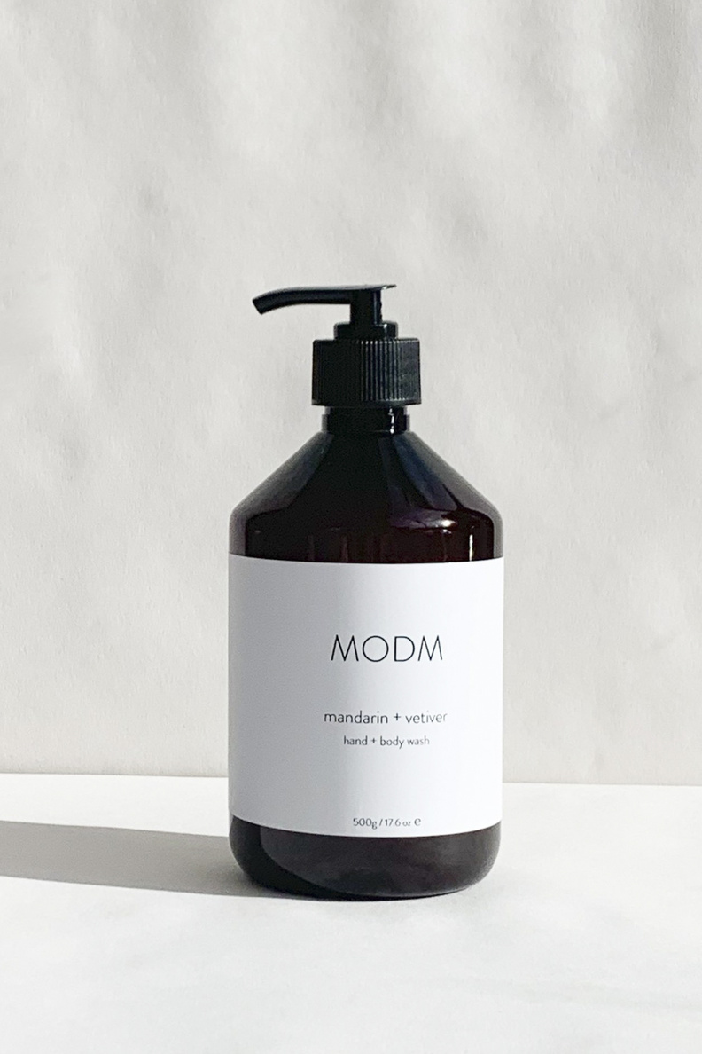 modm hand and body wash mandarin vetiver