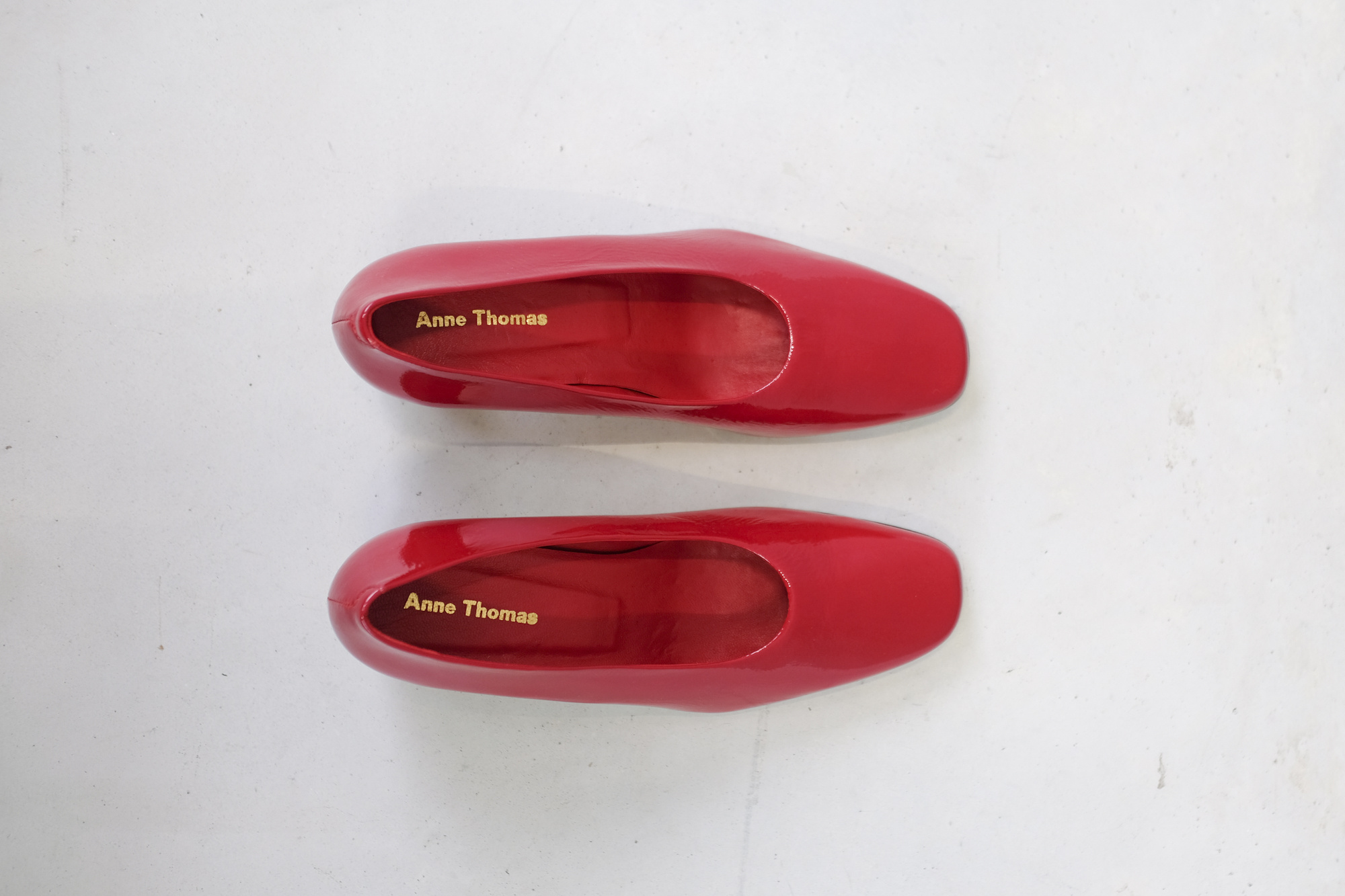 anne thomas pavlova pump morgex red