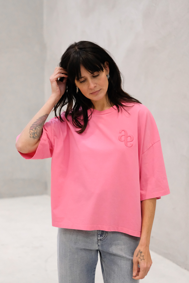 âme eloise t-shirt bright pink