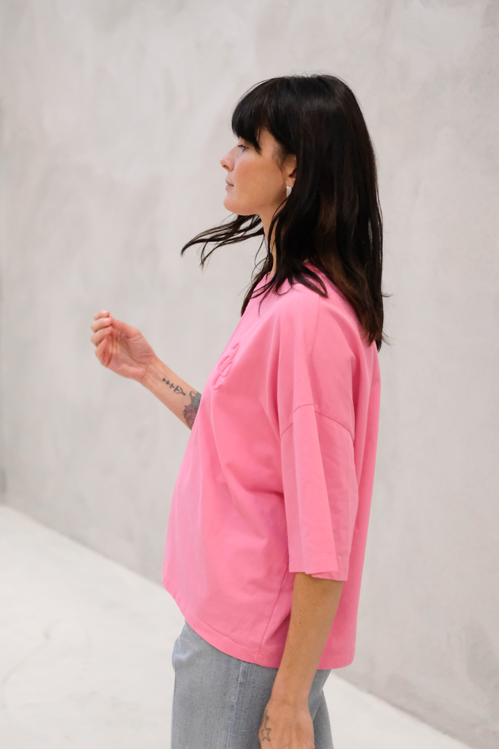 âme eloise t-shirt bright pink