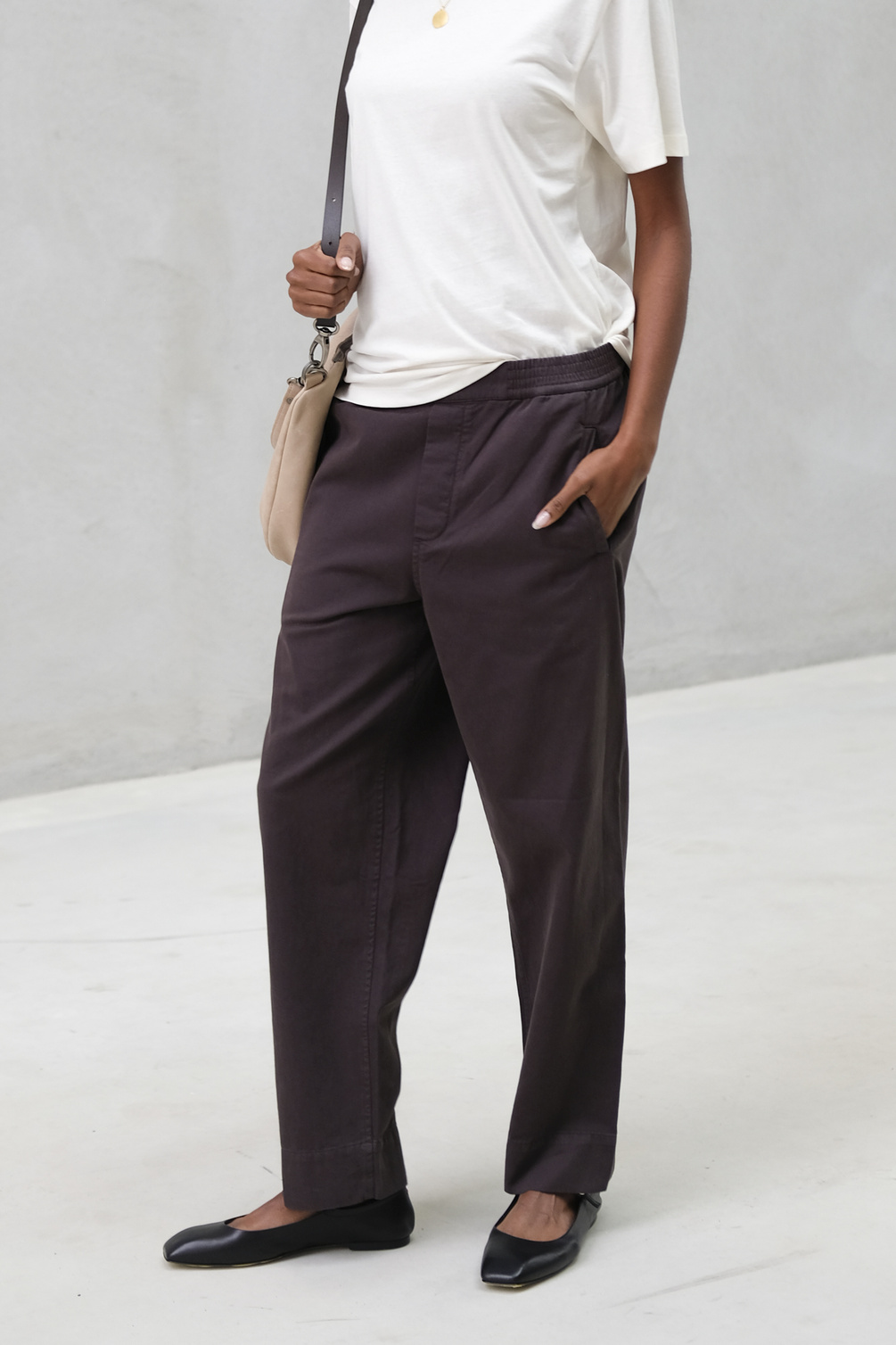 aiayu coco pant twill soil