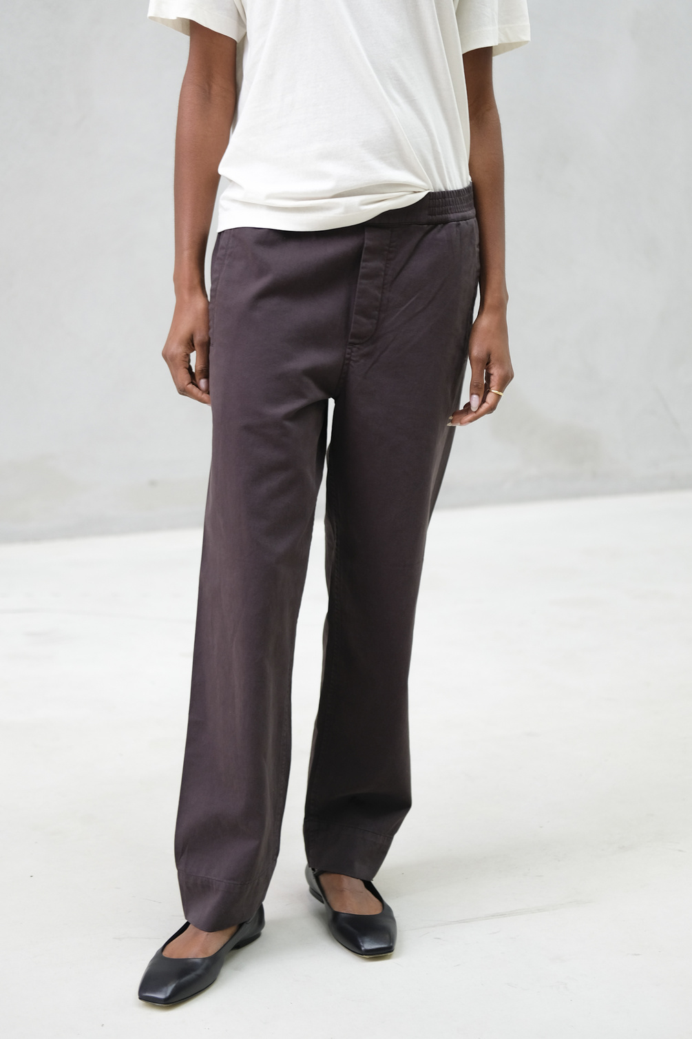 aiayu coco pant twill soil