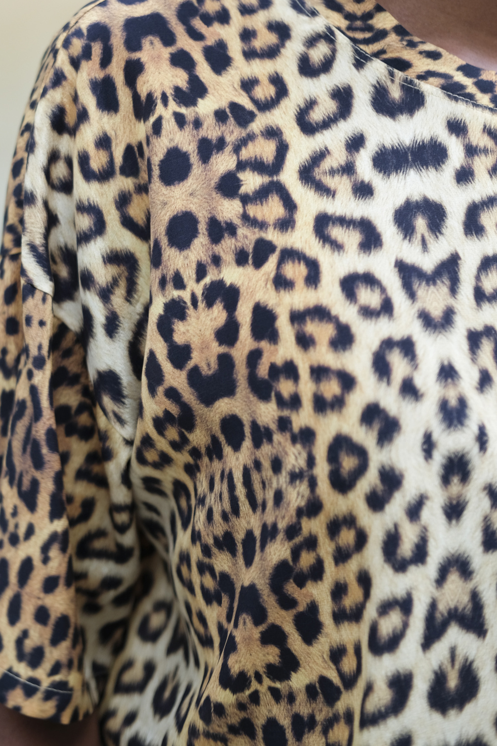 monique van heist lol mini shortsleeve leopard silk