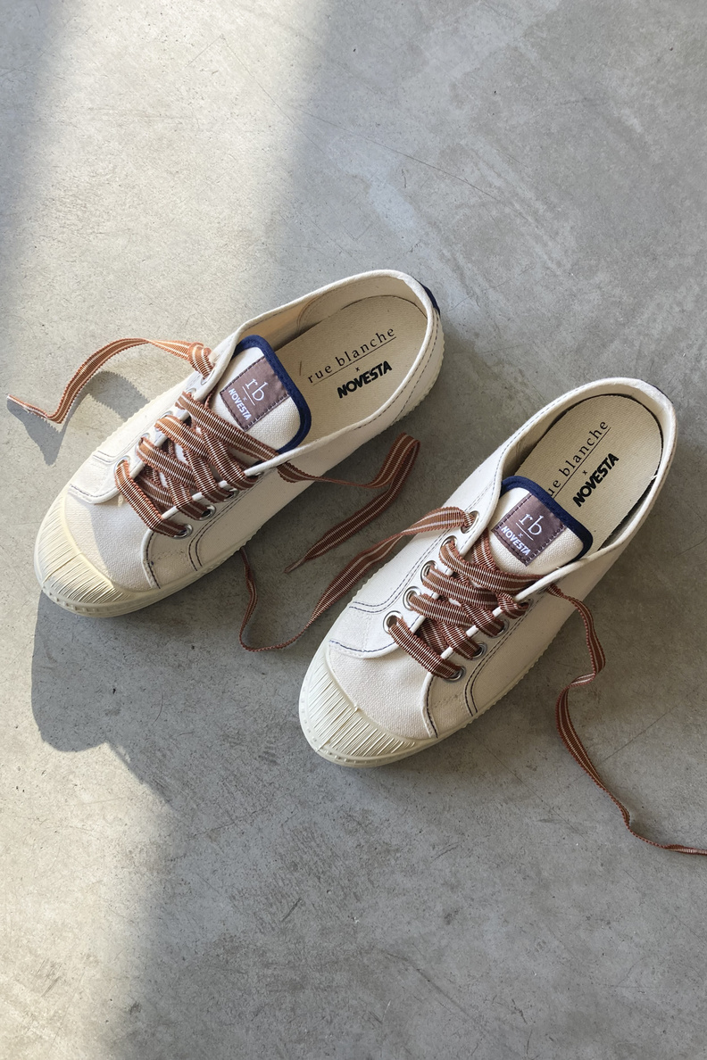 rue blanche novesta sneaker ecru