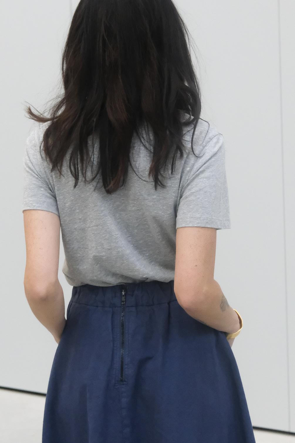 closed basic t-shirt light grey melange